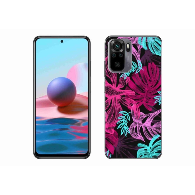 Gélový kryt mmCase na mobil Xiaomi Redmi Note 10S - kvety 1