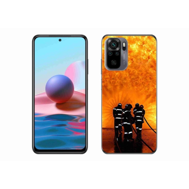 Gélový kryt mmCase na mobil Xiaomi Redmi Note 10S - požiar