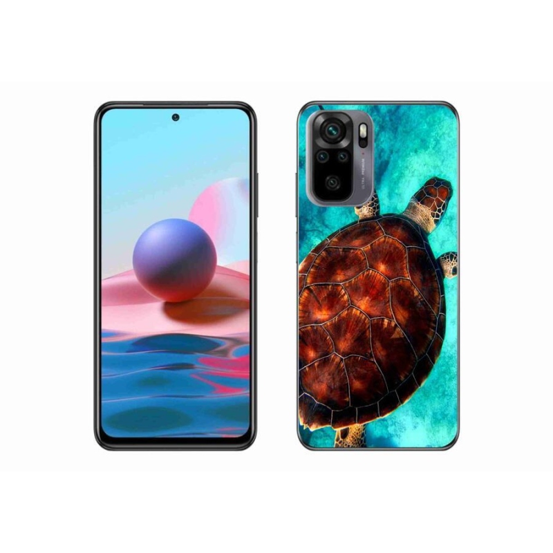 Gélový kryt mmCase na mobil Xiaomi Redmi Note 10S - korytnačka