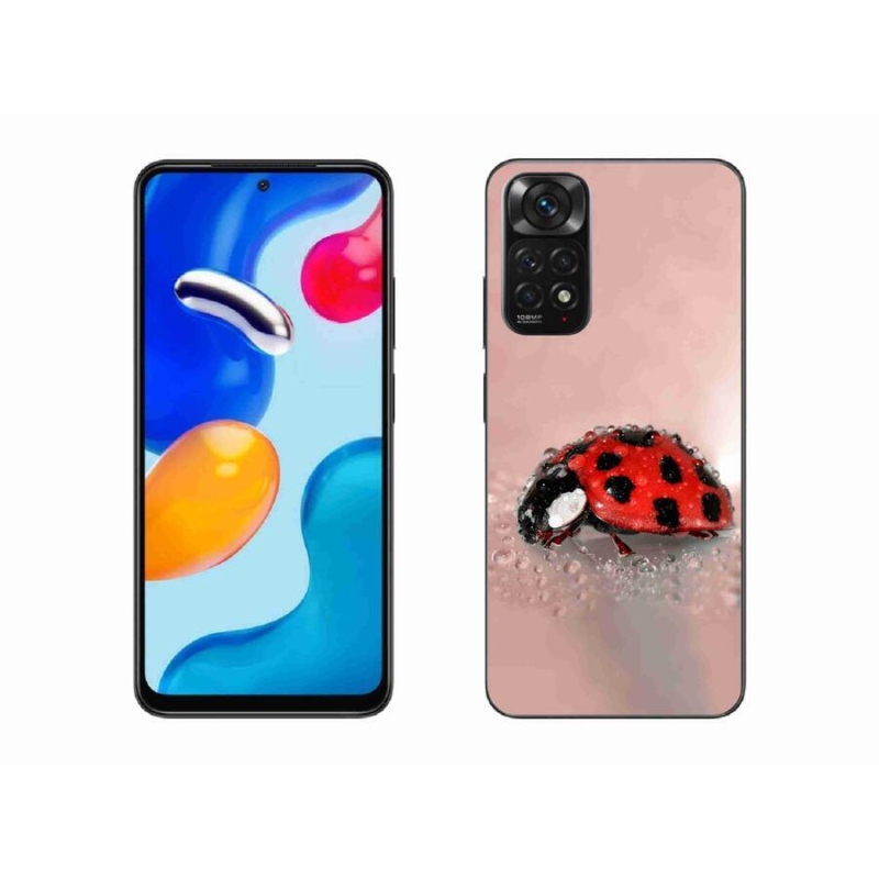 Gélový kryt mmCase na mobil Xiaomi Redmi Note 11 4G - lienka