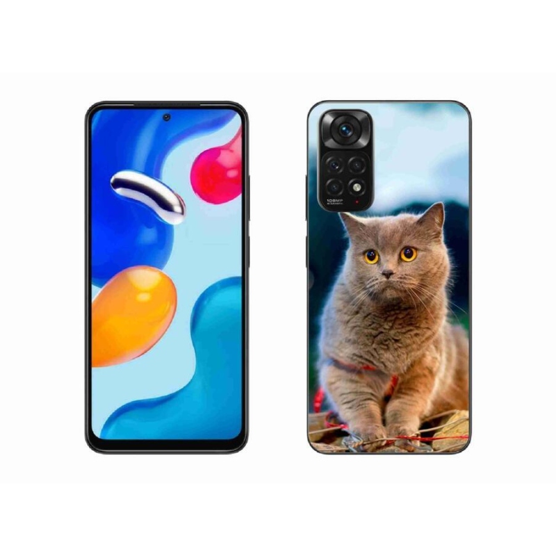 Gélový kryt mmCase na mobil Xiaomi Redmi Note 11 4G - britská modrá 2