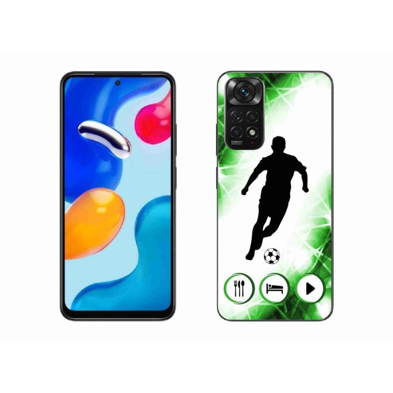 Gélový kryt mmCase na mobil Xiaomi Redmi Note 11 4G - futbalista