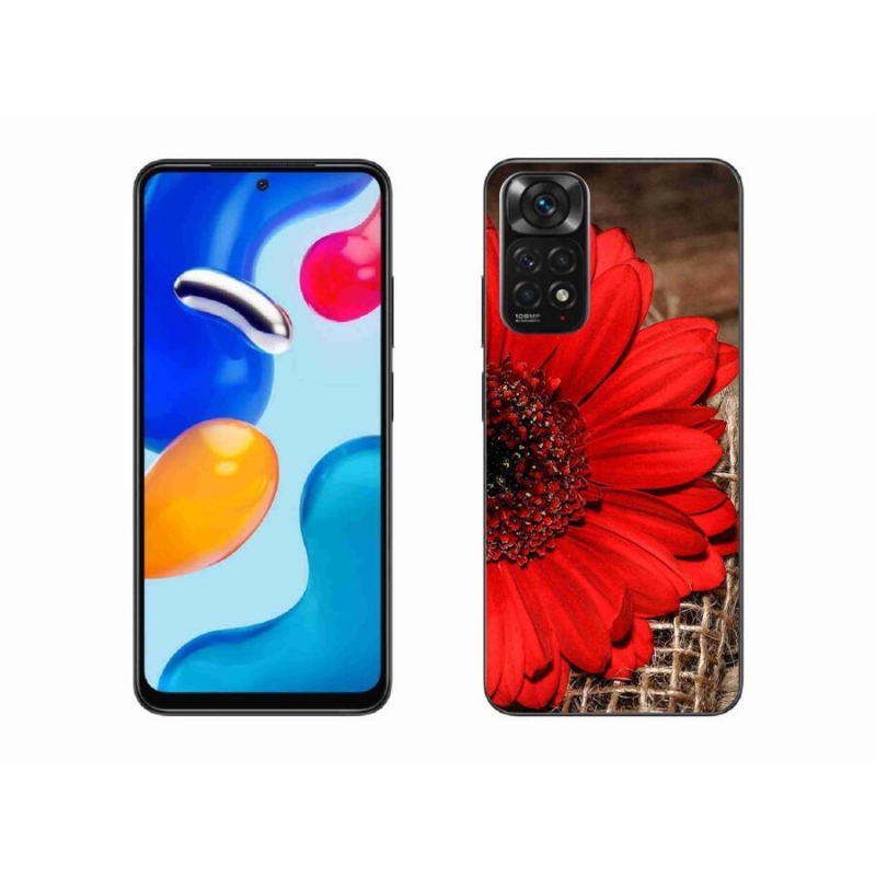 Gélový kryt mmCase na mobil Xiaomi Redmi Note 11 4G - gerbera