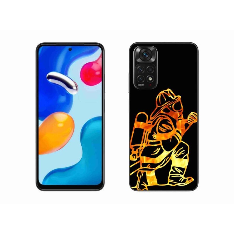 Gélový kryt mmCase na mobil Xiaomi Redmi Note 11 4G - hasič 1