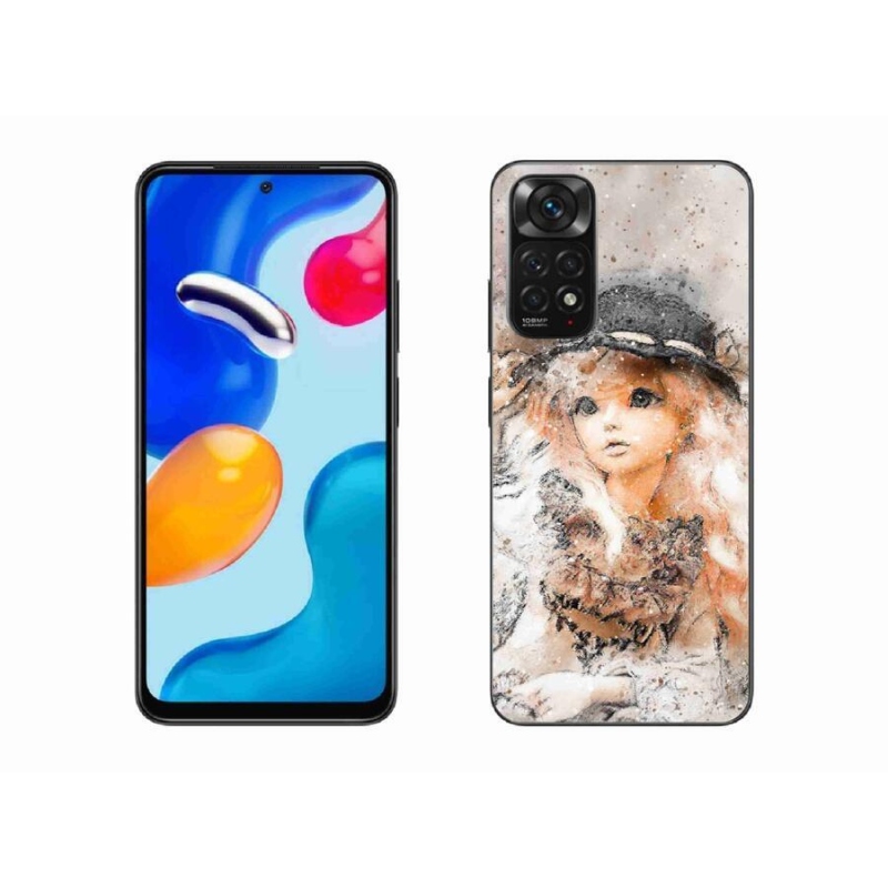 Gélový kryt mmCase na mobil Xiaomi Redmi Note 11 4G - dievčatko s klobúkom