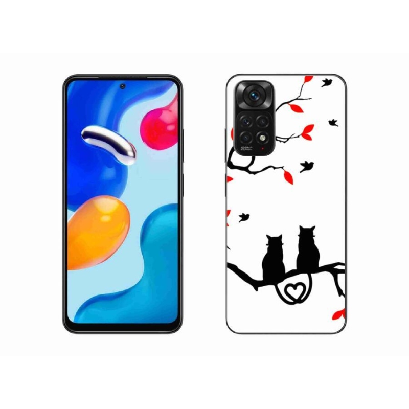 Gélový kryt mmCase na mobil Xiaomi Redmi Note 11 4G - mačacia láska