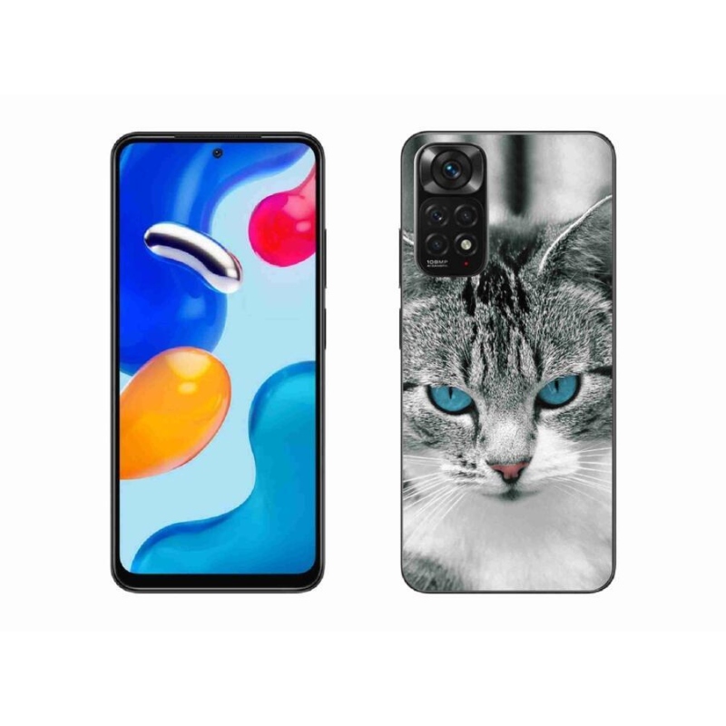 Gélový kryt mmCase na mobil Xiaomi Redmi Note 11 4G - mačacie pohľad 1