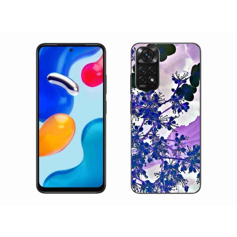 Gélový kryt mmCase na mobil Xiaomi Redmi Note 11 4G - kvet hortenzie