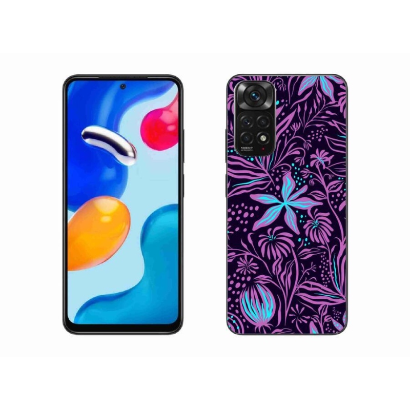 Gélový kryt mmCase na mobil Xiaomi Redmi Note 11 4G - kvety 2