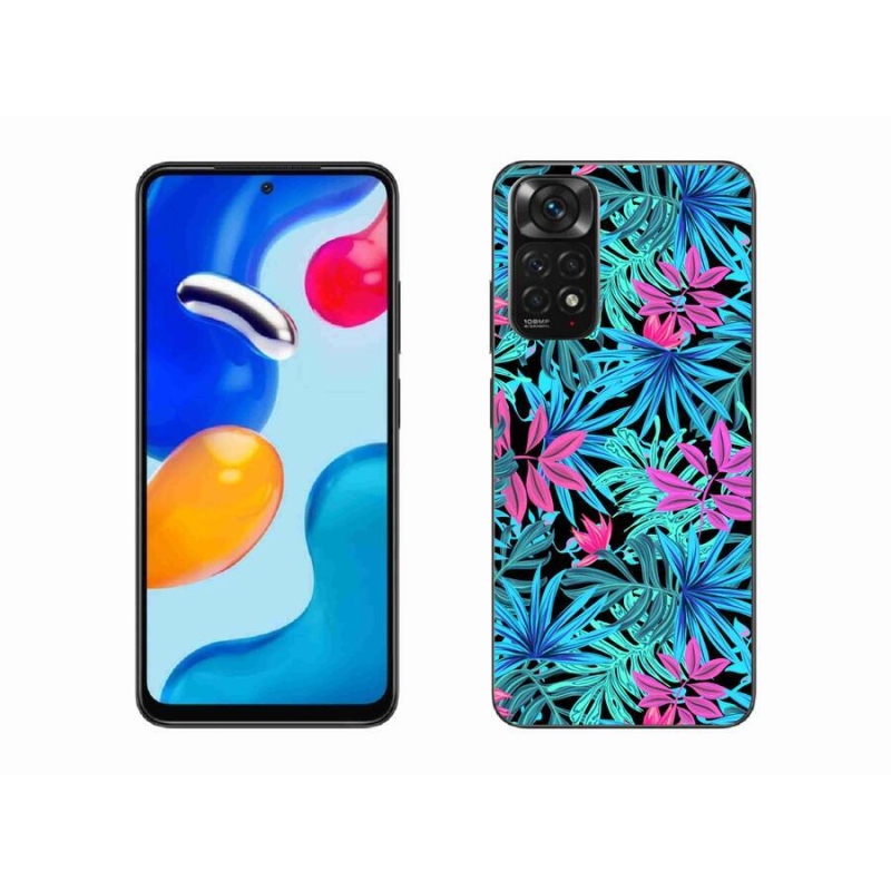Gélový kryt mmCase na mobil Xiaomi Redmi Note 11 4G - kvety 3