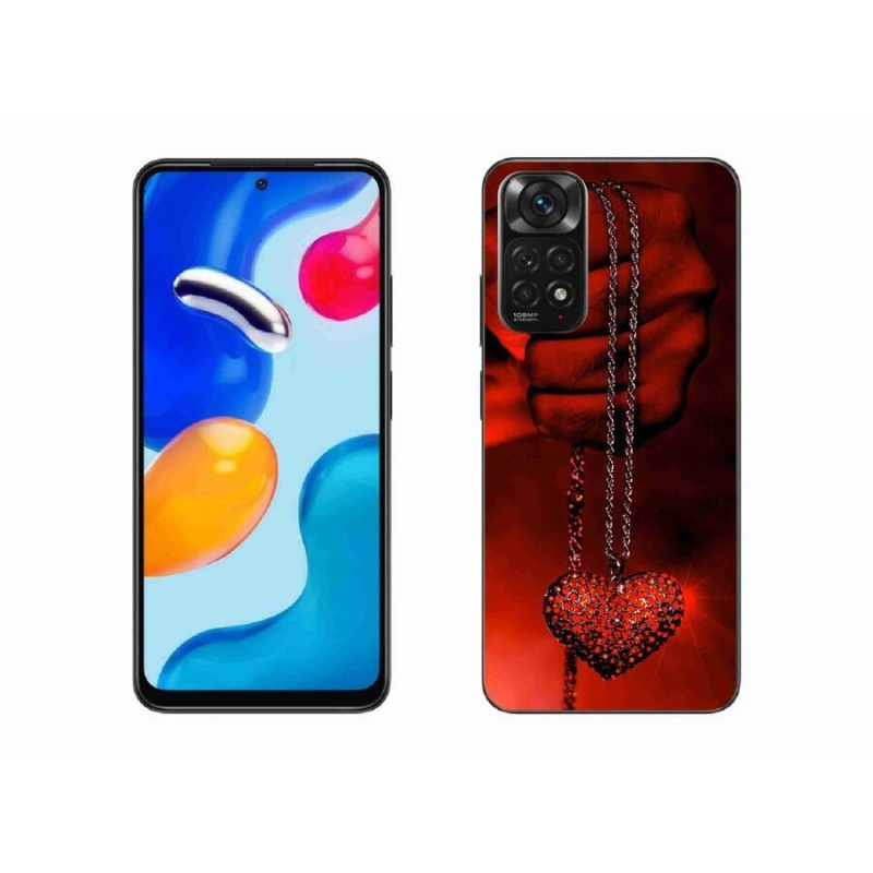 Gélový kryt mmCase na mobil Xiaomi Redmi Note 11 4G - náhrdelník