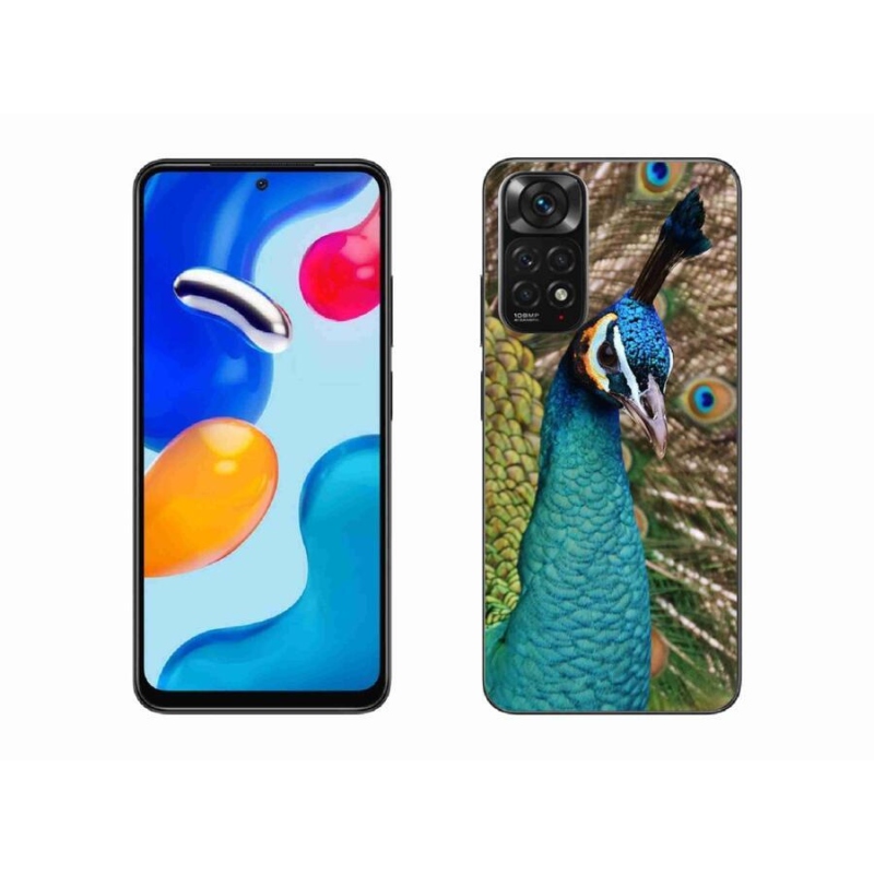 Gélový kryt mmCase na mobil Xiaomi Redmi Note 11 4G - páv
