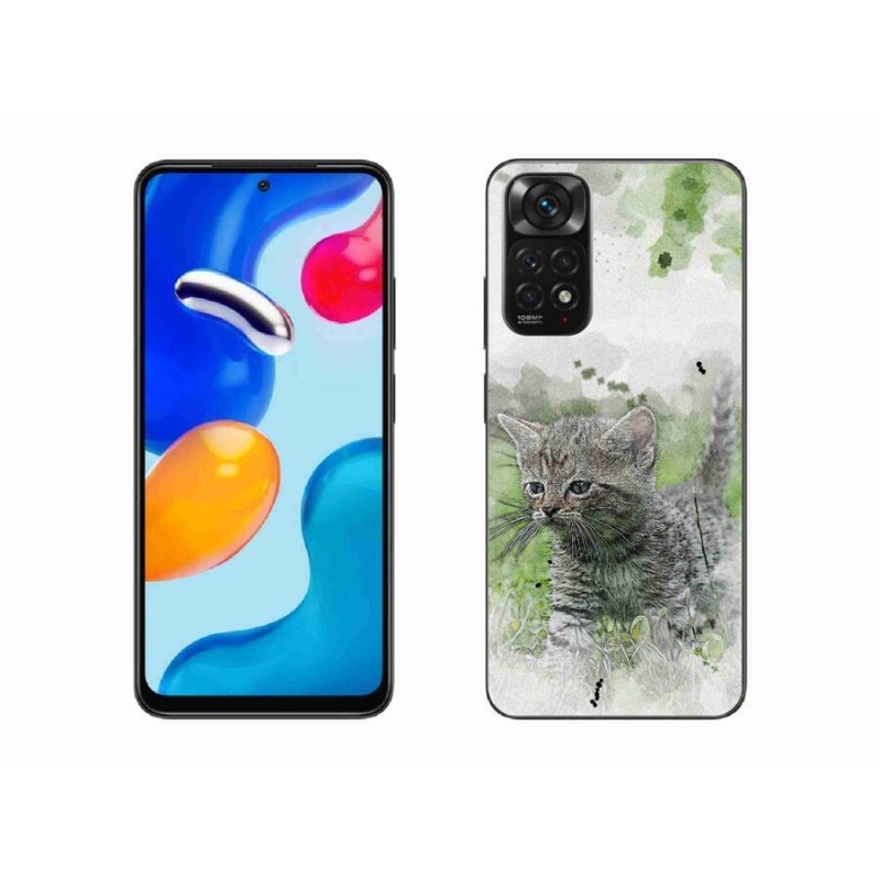 Gélový kryt mmCase na mobil Xiaomi Redmi Note 11 4G - roztomilé mačiatko 1