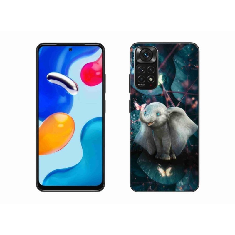Gélový kryt mmCase na mobil Xiaomi Redmi Note 11 4G - roztomilý slon