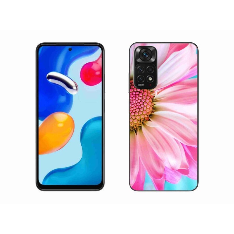 Gélový kryt mmCase na mobil Xiaomi Redmi Note 11 4G - ružová kvetina