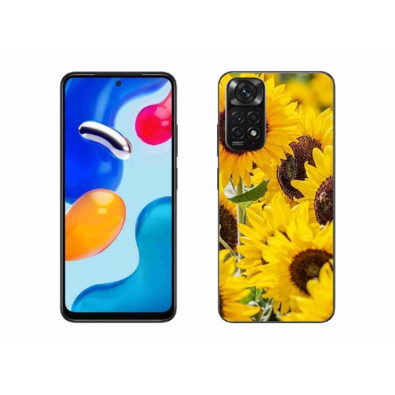 Gélový kryt mmCase na mobil Xiaomi Redmi Note 11 4G - slnečnica