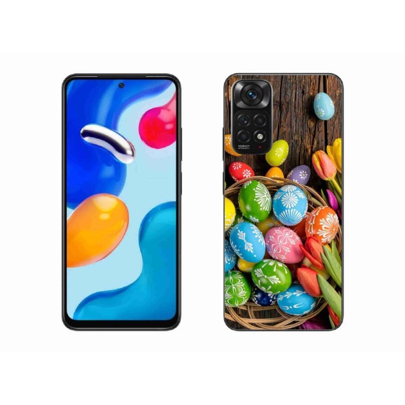Gélový kryt mmCase na mobil Xiaomi Redmi Note 11 4G - veľkonočné vajíčka