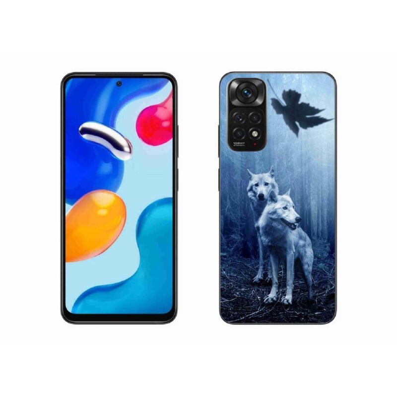 Gélový kryt mmCase na mobil Xiaomi Redmi Note 11 4G - vlci v lese