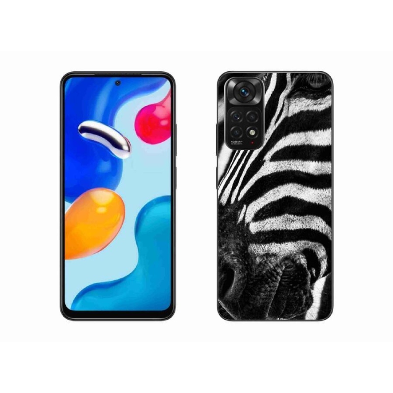 Gélový kryt mmCase na mobil Xiaomi Redmi Note 11 4G - zebra