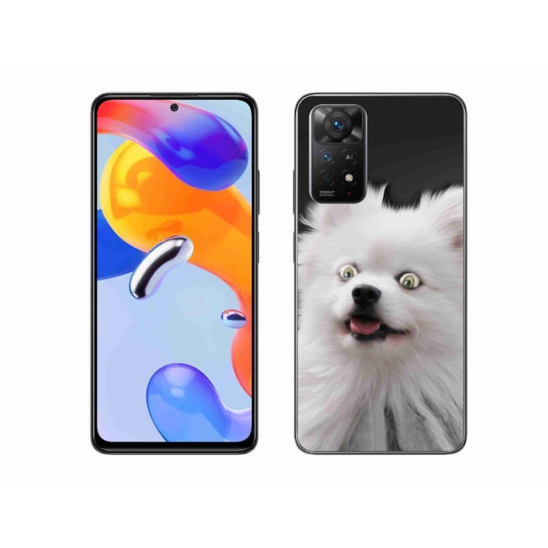 Gélový kryt mmCase na mobil Xiaomi Redmi Note 11 Pro 4G/5G - biely špic