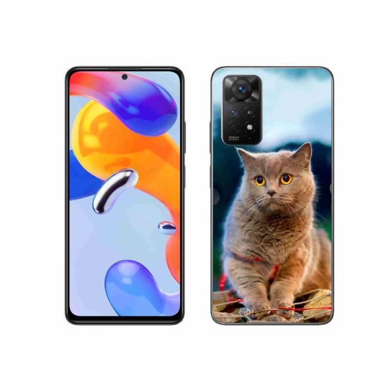 Gélový kryt mmCase na mobil Xiaomi Redmi Note 11 Pro 4G/5G - britská modrá 2