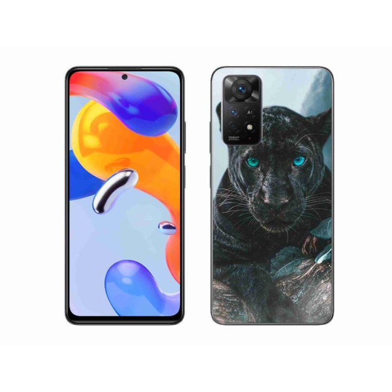 Gélový kryt mmCase na mobil Xiaomi Redmi Note 11 Pro 4G/5G - čierny panter