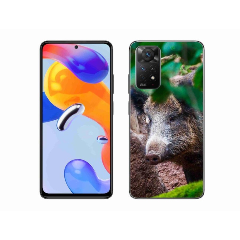 Gélový kryt mmCase na mobil Xiaomi Redmi Note 11 Pro 4G/5G - divoké prasa