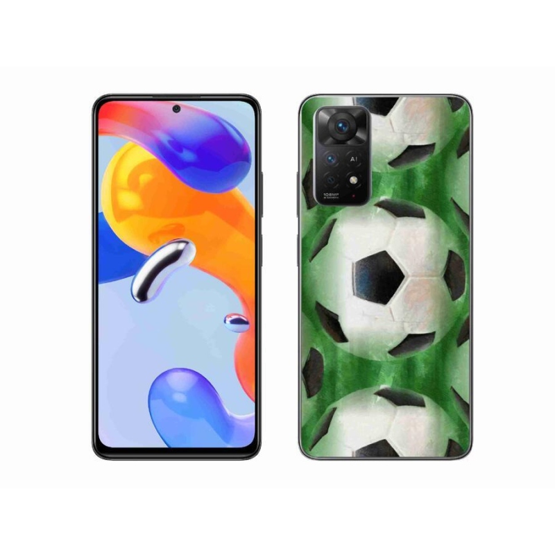 Gélový kryt mmCase na mobil Xiaomi Redmi Note 11 Pro 4G/5G - futbalová lopta