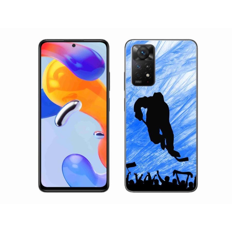 Gélový kryt mmCase na mobil Xiaomi Redmi Note 11 Pro 4G/5G - hokejový hráč