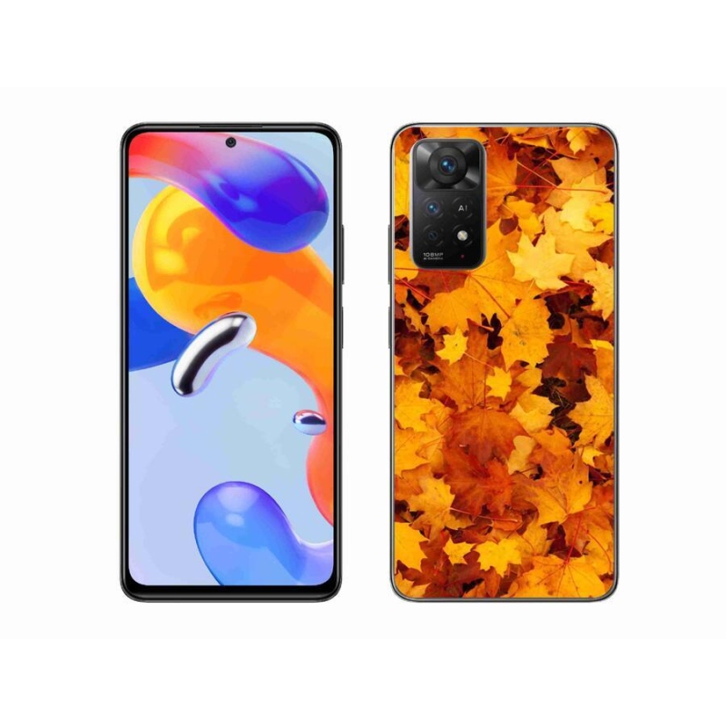 Gélový kryt mmCase na mobil Xiaomi Redmi Note 11 Pro 4G/5G - javorové listy