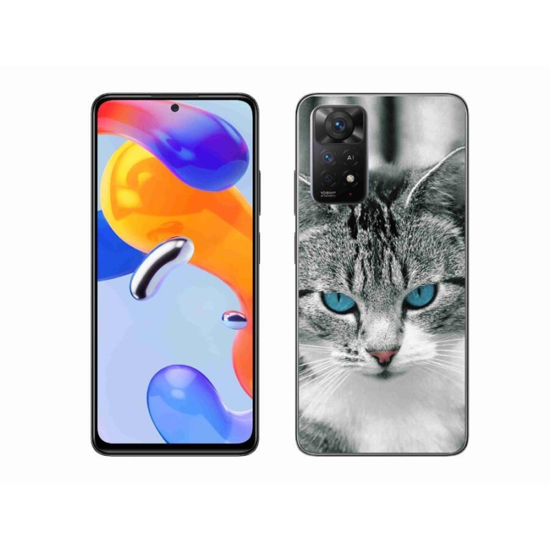 Gélový kryt mmCase na mobil Xiaomi Redmi Note 11 Pro 4G/5G - mačacie pohľad 1