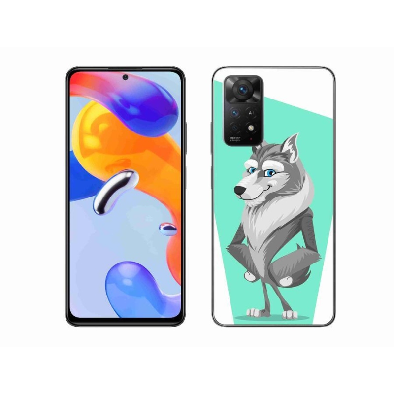 Gélový kryt mmCase na mobil Xiaomi Redmi Note 11 Pro 4G/5G - kreslený vlk