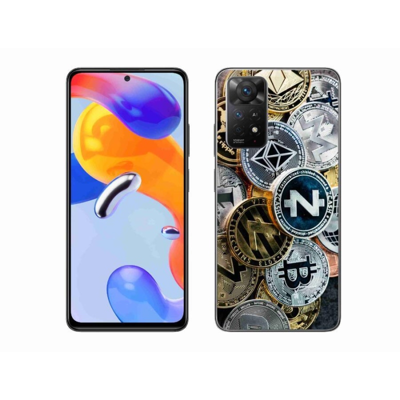 Gélový kryt mmCase na mobil Xiaomi Redmi Note 11 Pro 4G/5G - kryptomeny