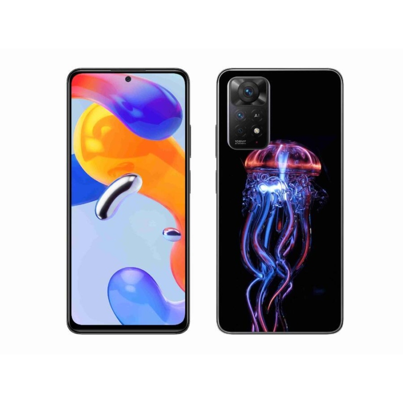 Gélový kryt mmCase na mobil Xiaomi Redmi Note 11 Pro 4G/5G - medúza