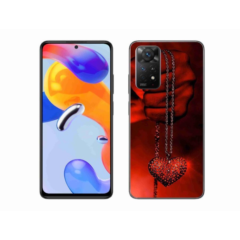 Gélový kryt mmCase na mobil Xiaomi Redmi Note 11 Pro 4G/5G - náhrdelník