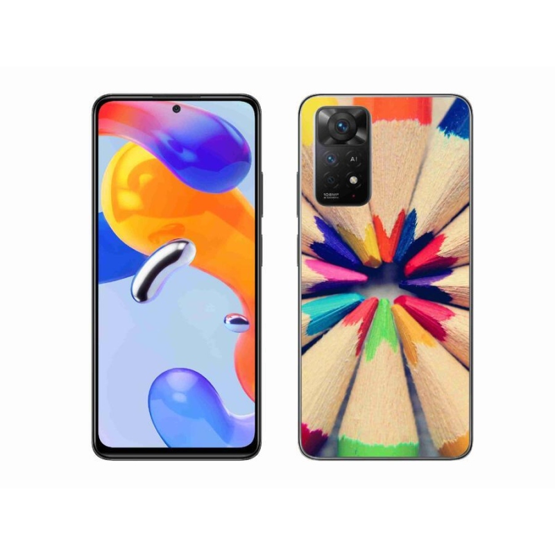 Gélový kryt mmCase na mobil Xiaomi Redmi Note 11 Pro 4G/5G - pastelky