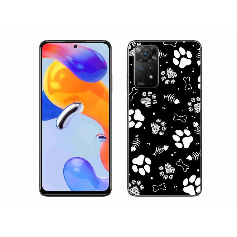 Gélový kryt mmCase na mobil Xiaomi Redmi Note 11 Pro 4G/5G - psie labky