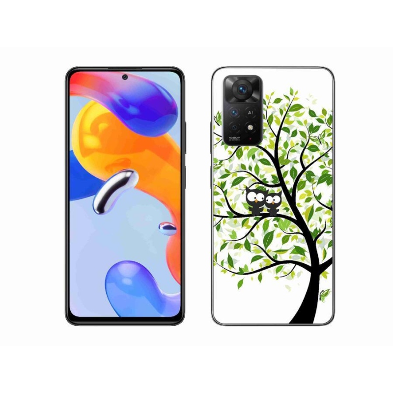 Gélový kryt mmCase na mobil Xiaomi Redmi Note 11 Pro 4G/5G - malej sovy na strome
