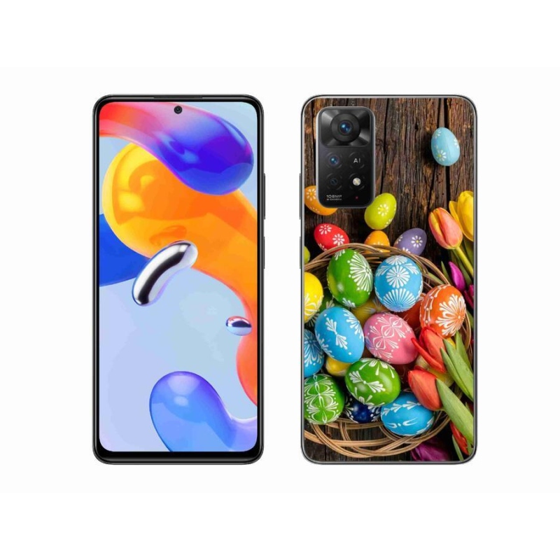 Gélový kryt mmCase na mobil Xiaomi Redmi Note 11 Pro 4G/5G - veľkonočné vajíčka