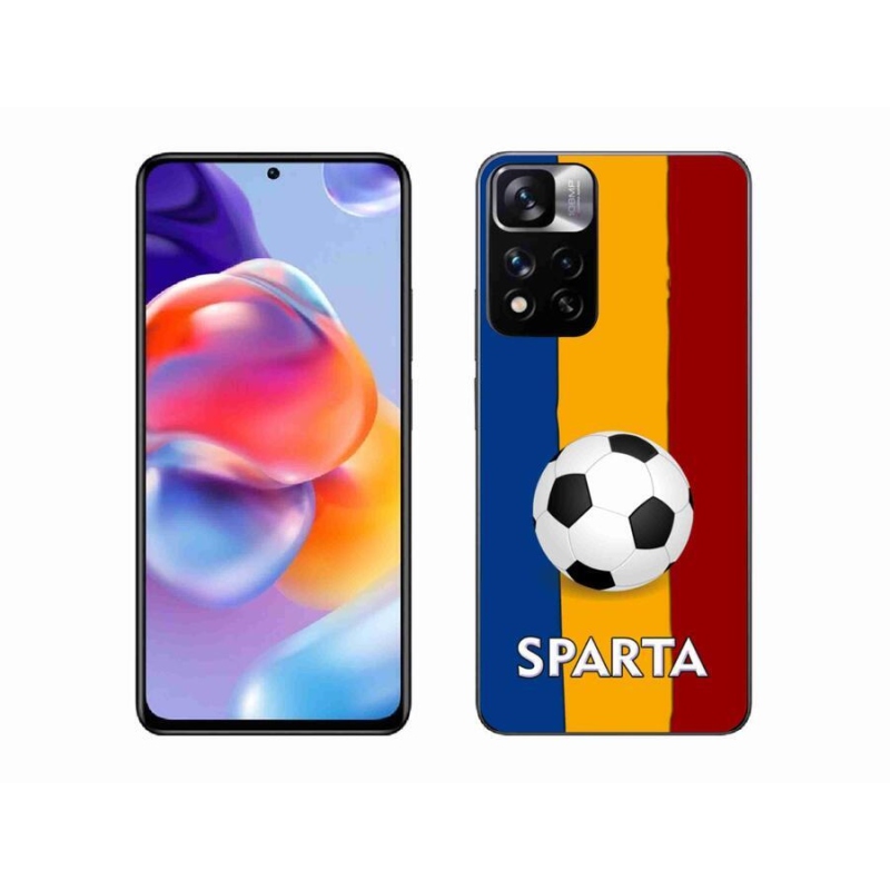 Gélový kryt mmCase na mobil Xiaomi Redmi Note 11 Pro+ 5G - futbal 1