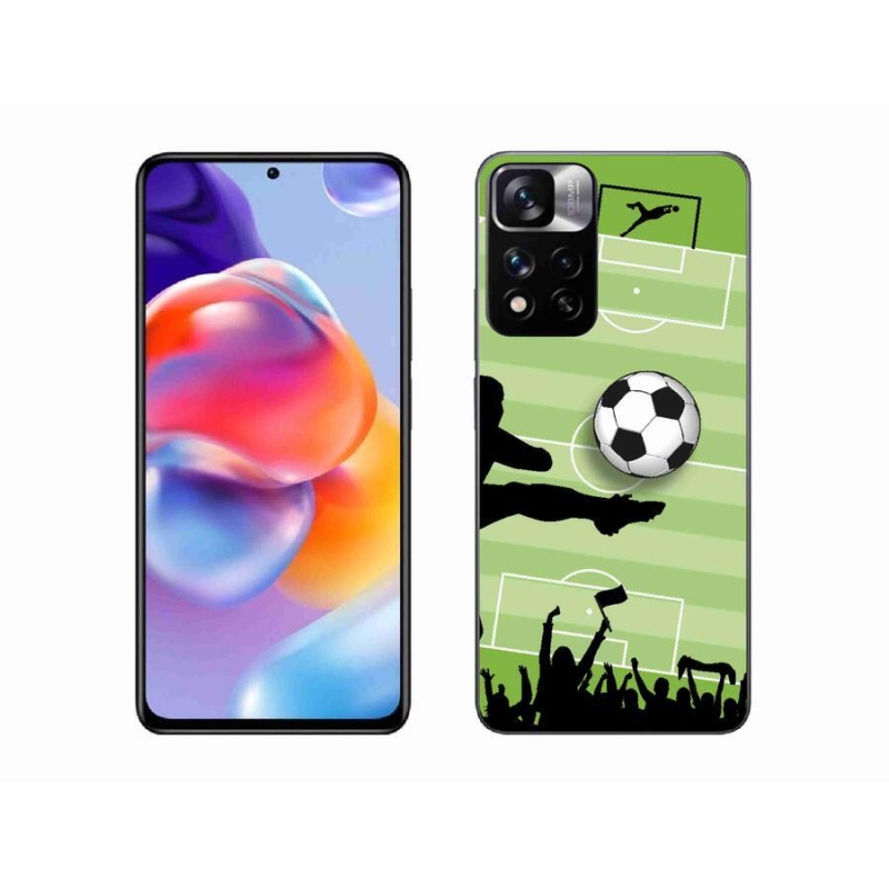 Gélový kryt mmCase na mobil Xiaomi Redmi Note 11 Pro+ 5G - futbal 3