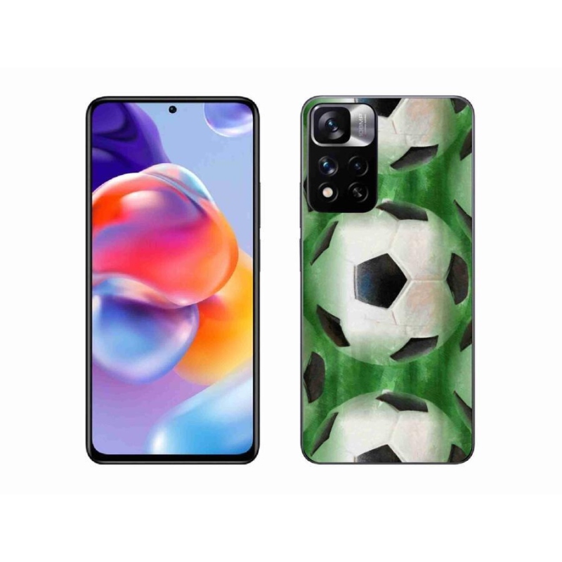 Gélový kryt mmCase na mobil Xiaomi Redmi Note 11 Pro+ 5G - futbalová lopta