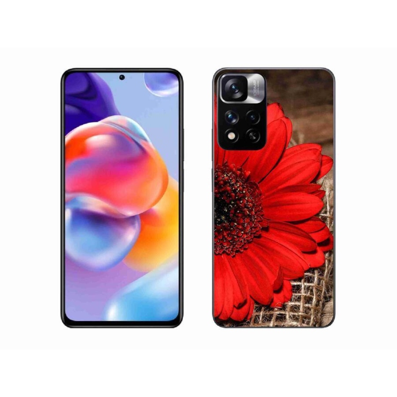 Gélový kryt mmCase na mobil Xiaomi Redmi Note 11 Pro+ 5G - gerbera