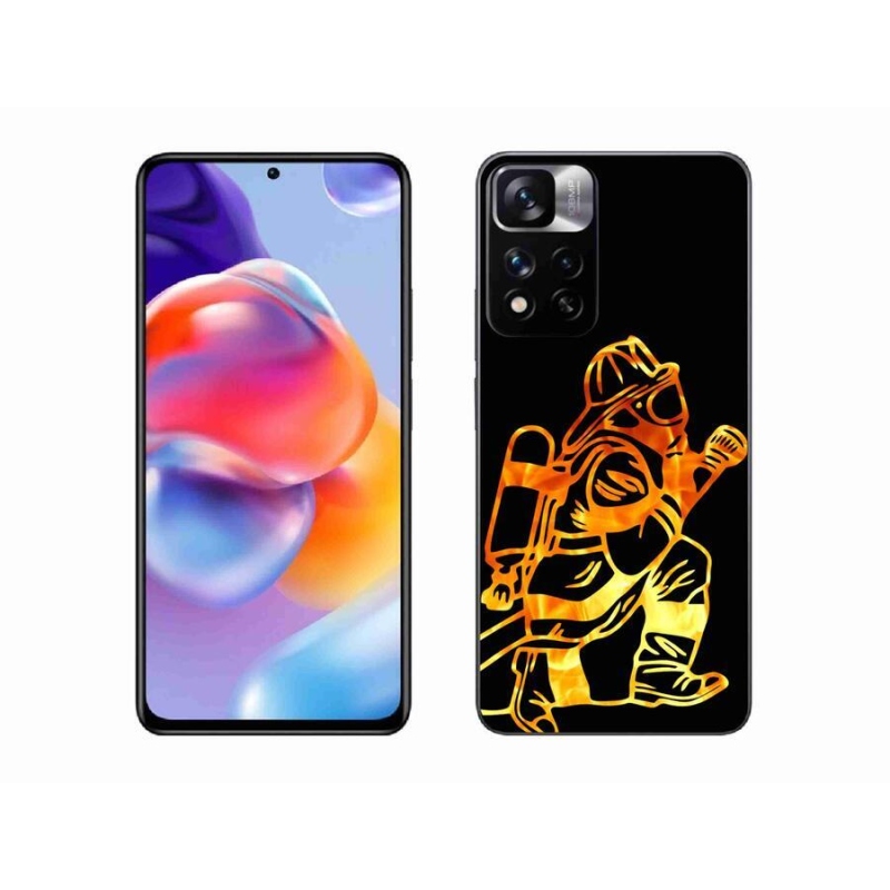 Gélový kryt mmCase na mobil Xiaomi Redmi Note 11 Pro+ 5G - hasič 1