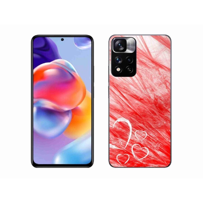 Gélový kryt mmCase na mobil Xiaomi Redmi Note 11 Pro+ 5G - heart