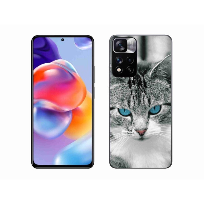 Gélový kryt mmCase na mobil Xiaomi Redmi Note 11 Pro+ 5G - mačacie pohľad 1