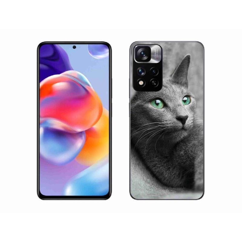 Gélový kryt mmCase na mobil Xiaomi Redmi Note 11 Pro+ 5G - mačka 2