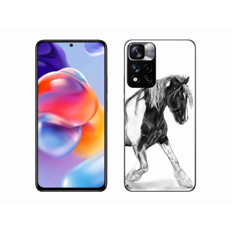 Gélový kryt mmCase na mobil Xiaomi Redmi Note 11 Pro+ 5G - kôň