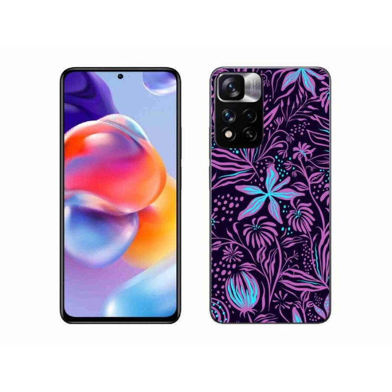 Gélový kryt mmCase na mobil Xiaomi Redmi Note 11 Pro+ 5G - kvety 2