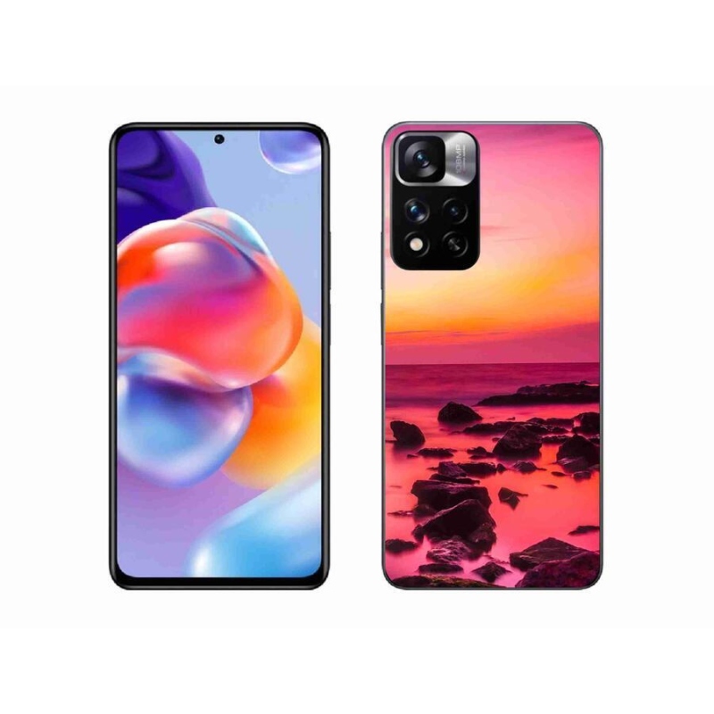 Gélový kryt mmCase na mobil Xiaomi Redmi Note 11 Pro+ 5G - more a žiara